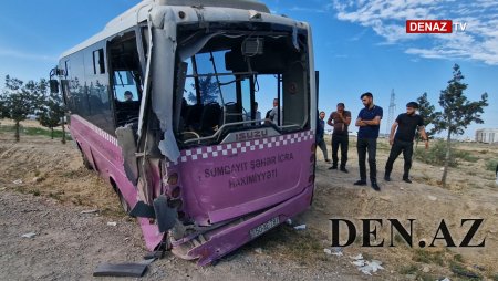 Sumqayıtda baş verən dəhşətli qəzadan VİDEOREPORTAJ