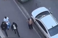 Bakıda küçədə qeyri-adekvat hərəkət edən yarıçılapaq şəxs saxlanıldı