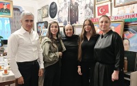 Leyla və Arzu Əliyevalar Polad Həşimovun anasını ziyarət ediblər – FOTOLAR