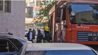 Xırdalanda dəhşətli yanğın: 100-dən çox ailə təxliyyə edildi-FOTOLAR
