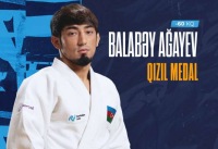 Azərbaycanın cüdoçusu qızıl medal qazanıb
