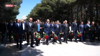 Sumqayıtda Heydər Əliyevin 102 illiyi belə qeyd edildi-VİDEO
