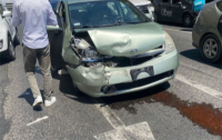Bakıda “Prius” ağır qəza törətdi - Ölən və yaralananlar var