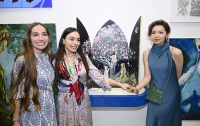 Leyla və Arzu Əliyevalar Romada sərgidə - Fotolar