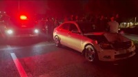 Sumqayıtda Piyada keçidində Mercedes markalı iki avtomobil toqquşdu –FOTO