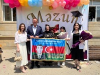 Bu məktəbdən şəhid övladı məzun oldu-FOTOLAR