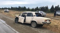 Zaqatala ağır qəza: 1 nəfər öldü, ata və oğlu yaralandı