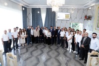 Xaçmazda Milli Mətbuatın 150 illiyi münasibətilə mətbuat işçiləri ilə görüş keçirilib