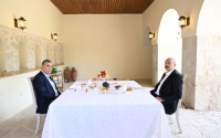 Liderlər Şuşada Mehmandarovların malikanə kompleksində - FOTO