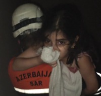 Uşaqlar binadan qışqırdı biz ölürük: Sumqayıtdakı dəhşətli yanğından heç yerdə olmayan görüntülər-VİDEO