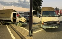 Sürücü sükan arxasında öldü, maşın qəzaya düşdü - Foto